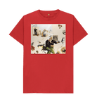Red Printed T-shirt Front