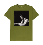Moss Green Printed T-shirt Front