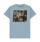 Stone Blue Printed T-shirt Front