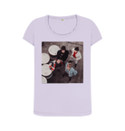 Violet Printed T-shirt Front