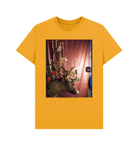 Mustard Reindeer by Yevonde Unisex Crew Neck T-shirt