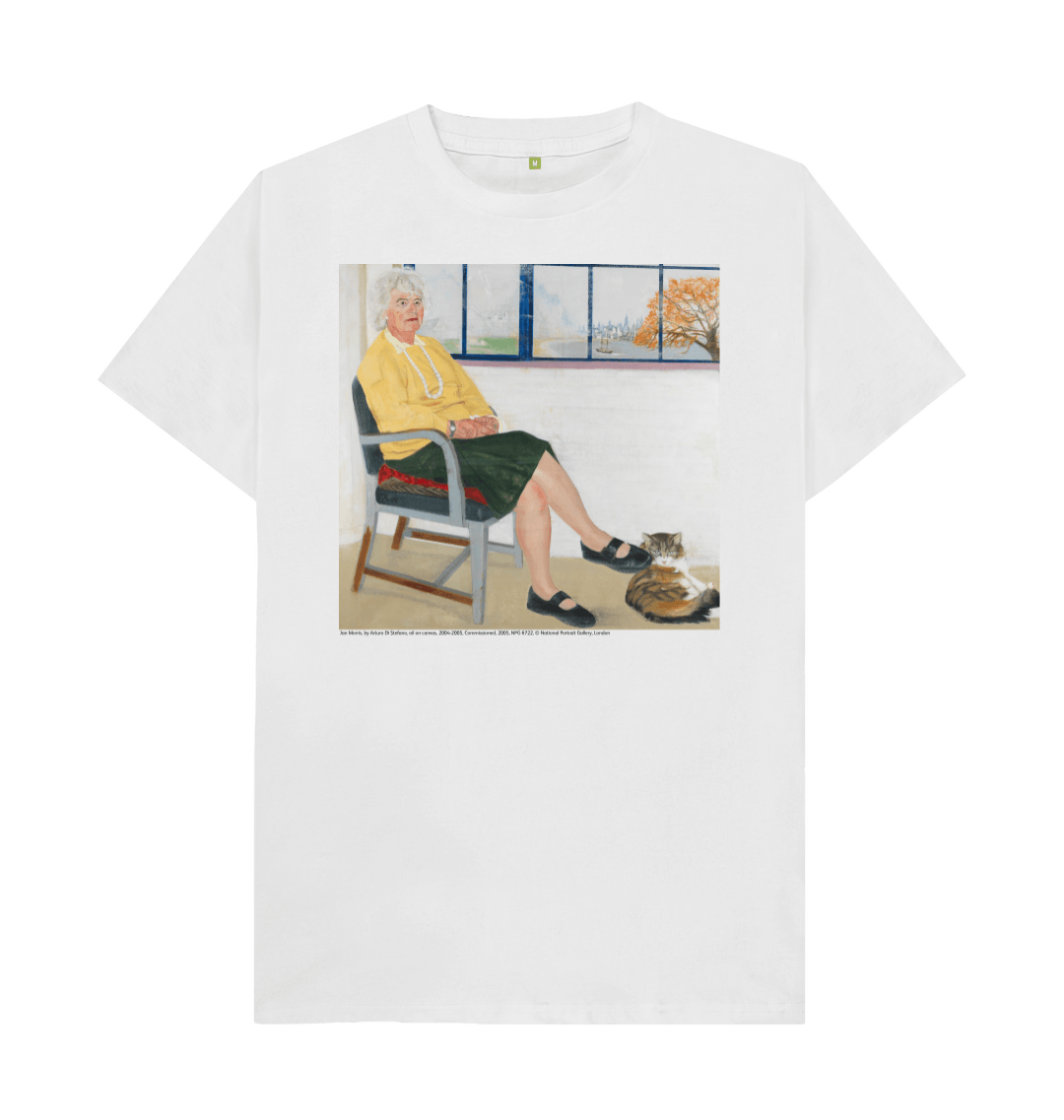 White printed t shirt front