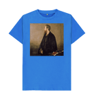 Bright Blue Printed T-shirt Front