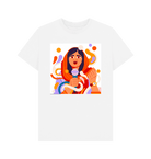 White Printed T-shirt Front