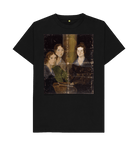 Black Printed T-shirt Front
