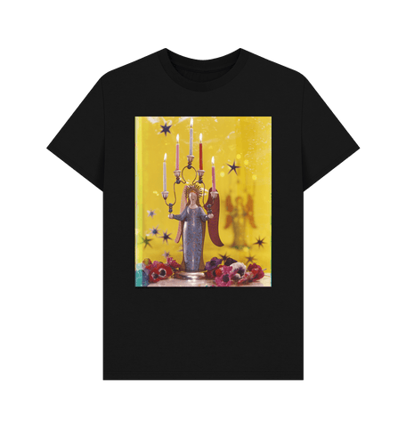 Black Angels (Burning Candles) by Yevonde  Unisex Crew Neck T-shirt