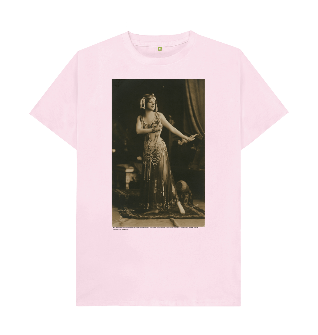 Pink printed t shirt front