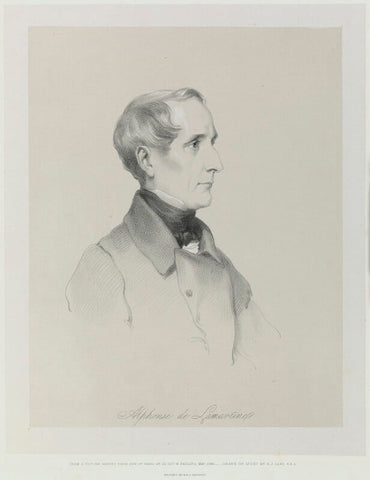 Alphonse de Lamartine NPG D21715