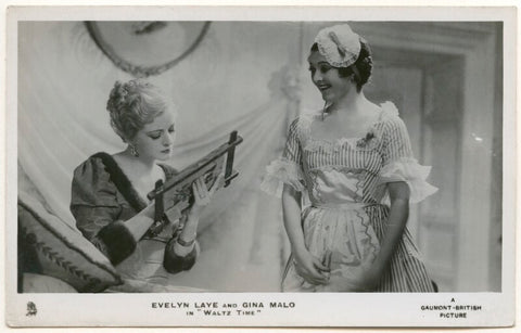 Evelyn Laye and Gina Malo in 'Waltz TIme' NPG Ax160279