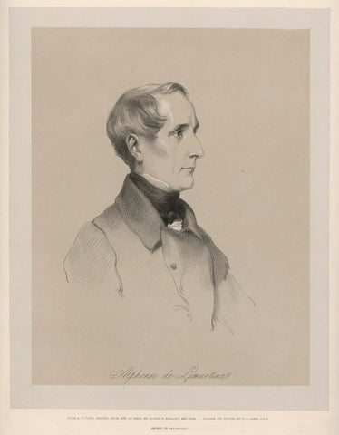 Alphonse de Lamartine NPG D22145