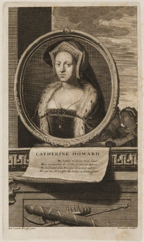 Unknown woman engraved as Katherine Howard NPG D24185