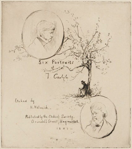 Frontispiece to 'Thomas Carlyle at Home: A Series of Six Etchings and a Frontispiece' NPG D49718