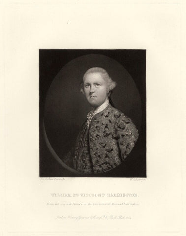 William Wildman Barrington, 2nd Viscount Barrington NPG D23470