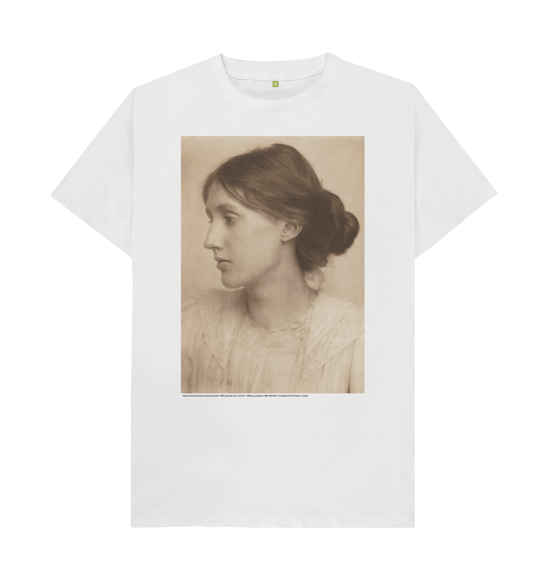 White printed t shirt front