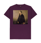 Purple Printed T-shirt Front