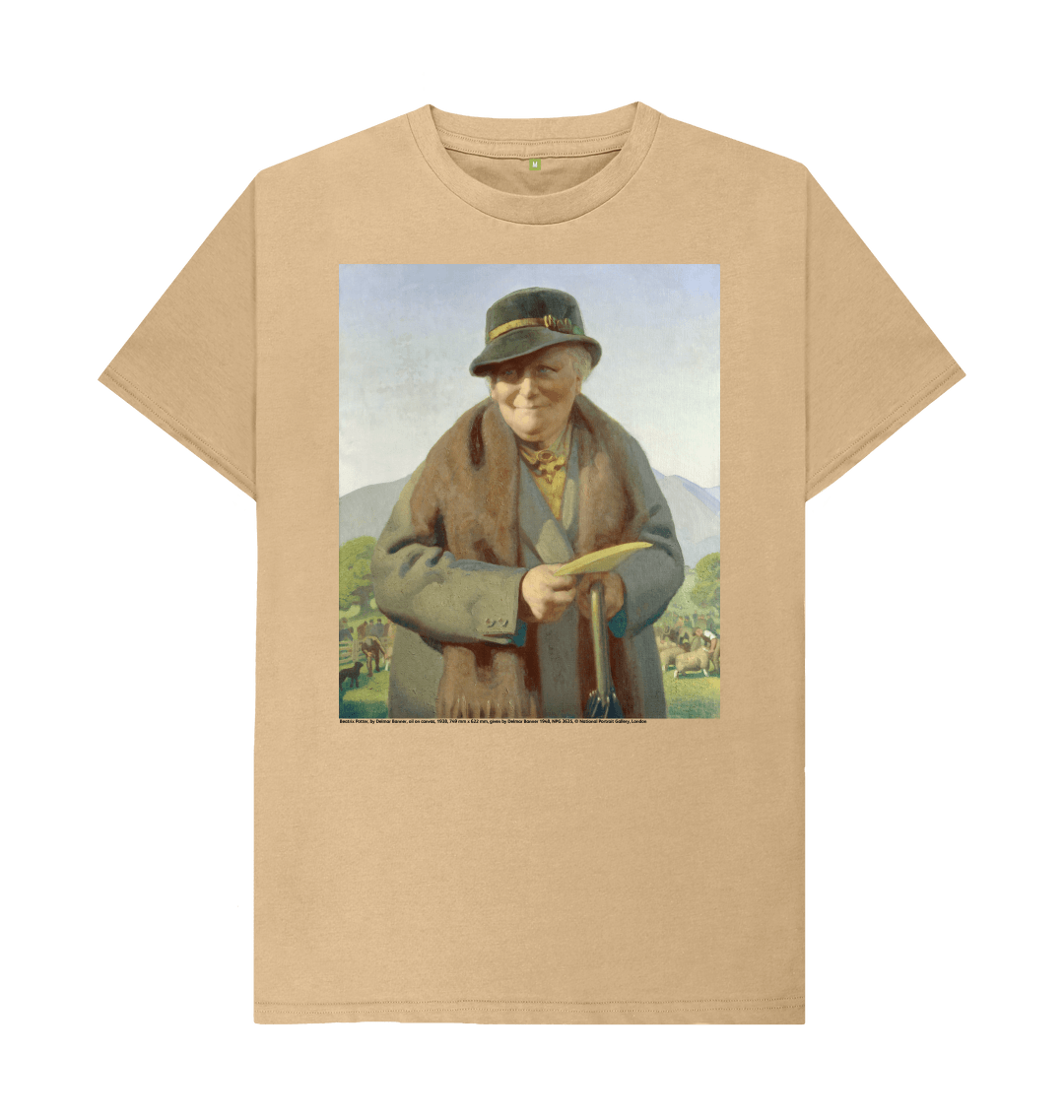 Sand printed t shirt front
