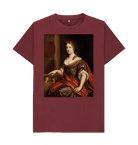 Red Wine Printed T-shirt Front