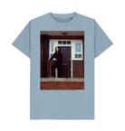 Stone Blue Printed T-shirt Front