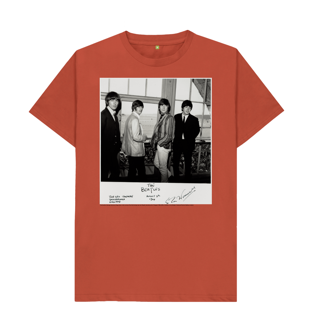 Rust printed t shirt front