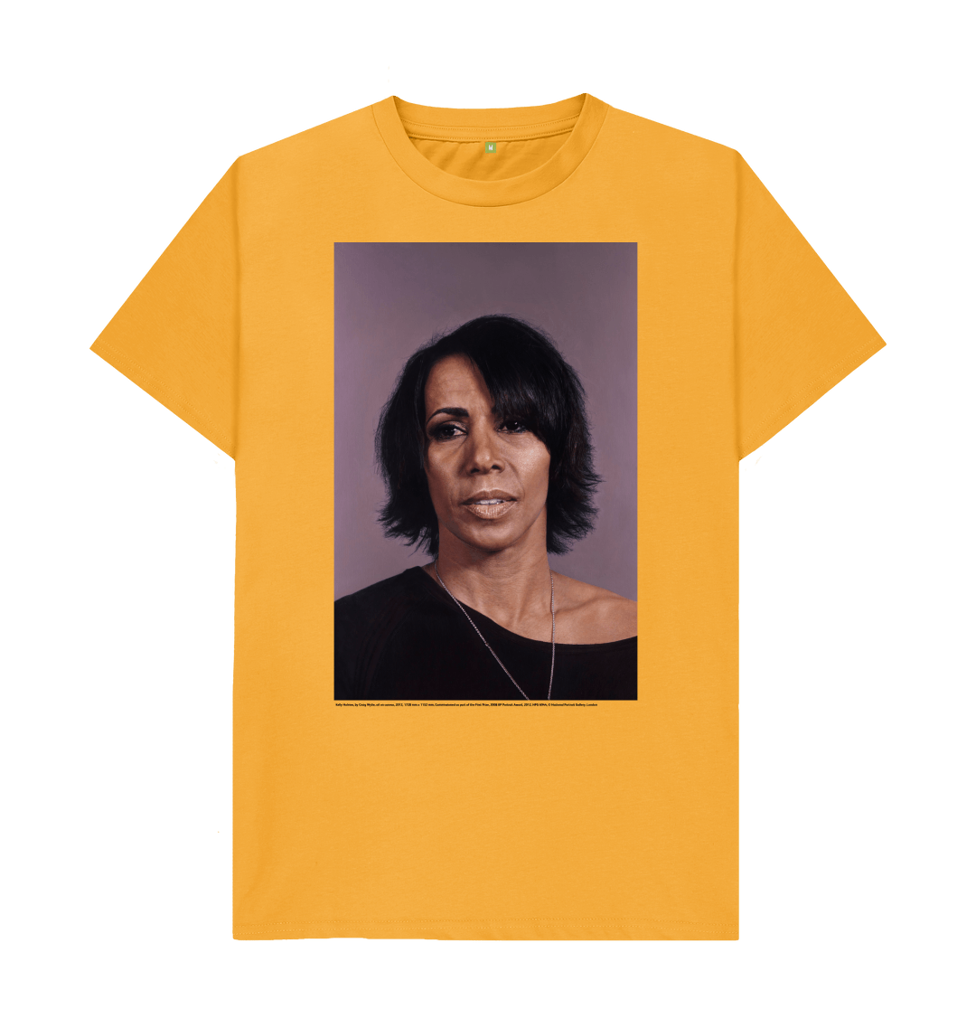 Mustard printed t shirt front