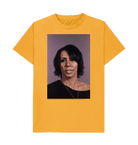 Mustard Printed T-shirt Front