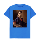 Bright Blue Printed T-shirt Front