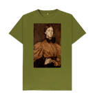 Moss Green Printed T-shirt Front