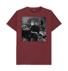 Red Wine Printed T-shirt Front