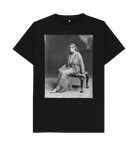 Black Printed T-shirt Front