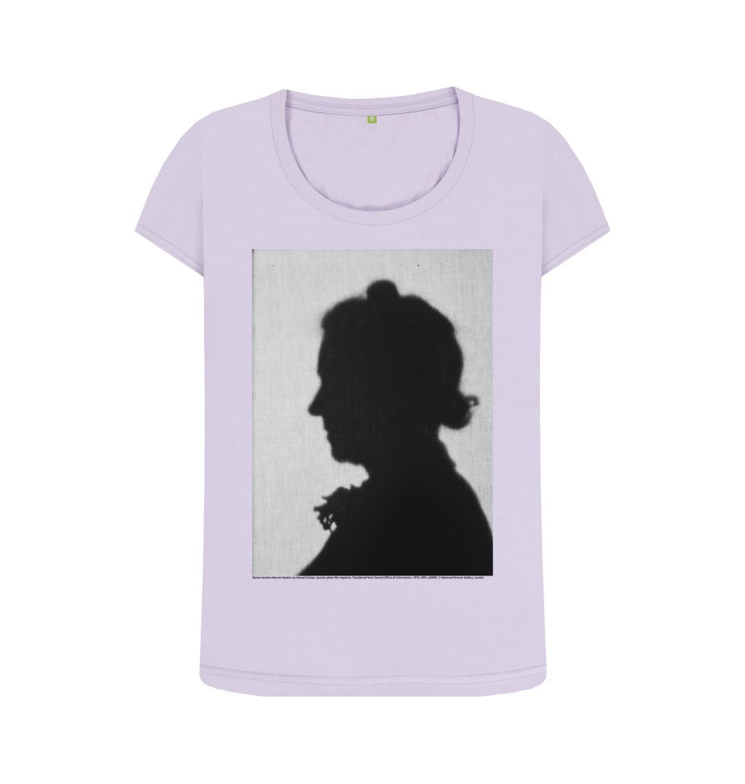 Violet printed t shirt front