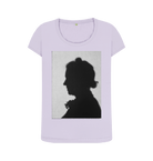 Violet Printed T-shirt Front