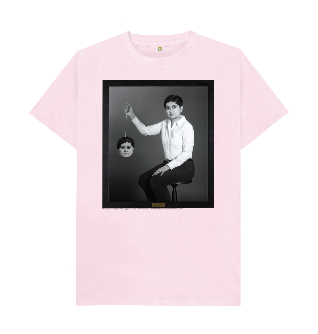 Pink printed t shirt front