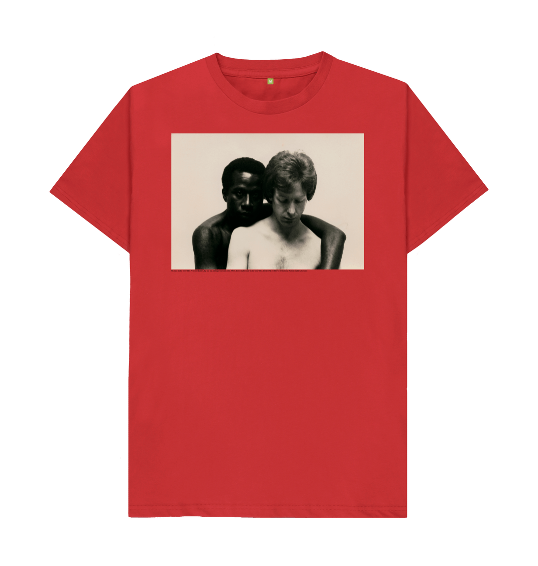 Red printed t shirt front