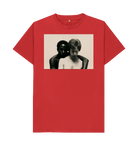 Red Printed T-shirt Front