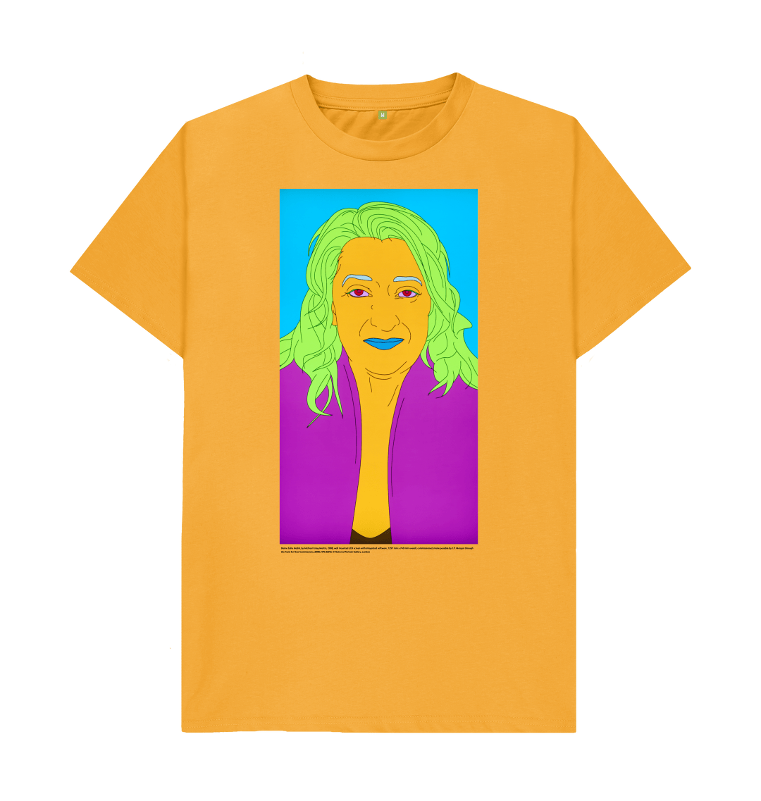 Mustard printed t shirt front