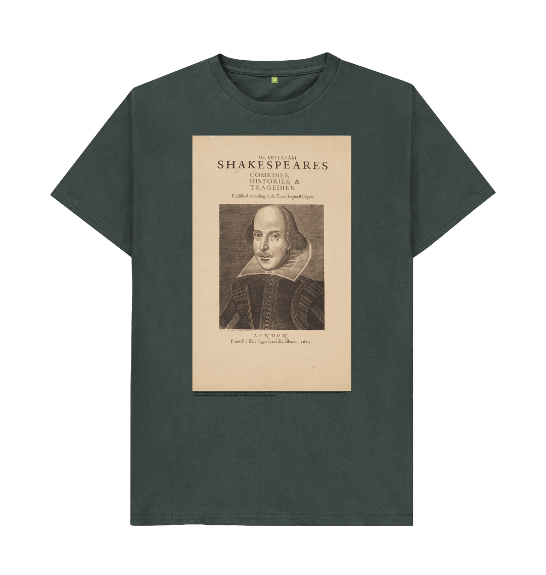 Dark grey printed t shirt front
