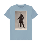Stone Blue Printed T-shirt Front