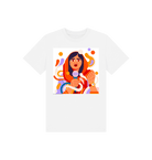 White Printed Kids T-Shirt Front