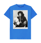 Bright Blue Printed T-shirt Front