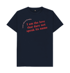 Navy Blue Printed T-shirt Front