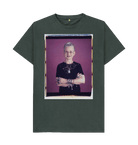 Dark Grey Printed T-shirt Front