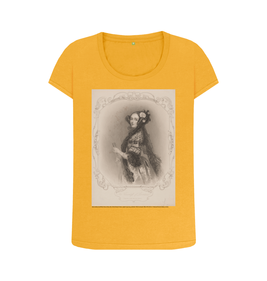 Mustard printed t shirt front