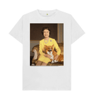White Printed T-shirt Front