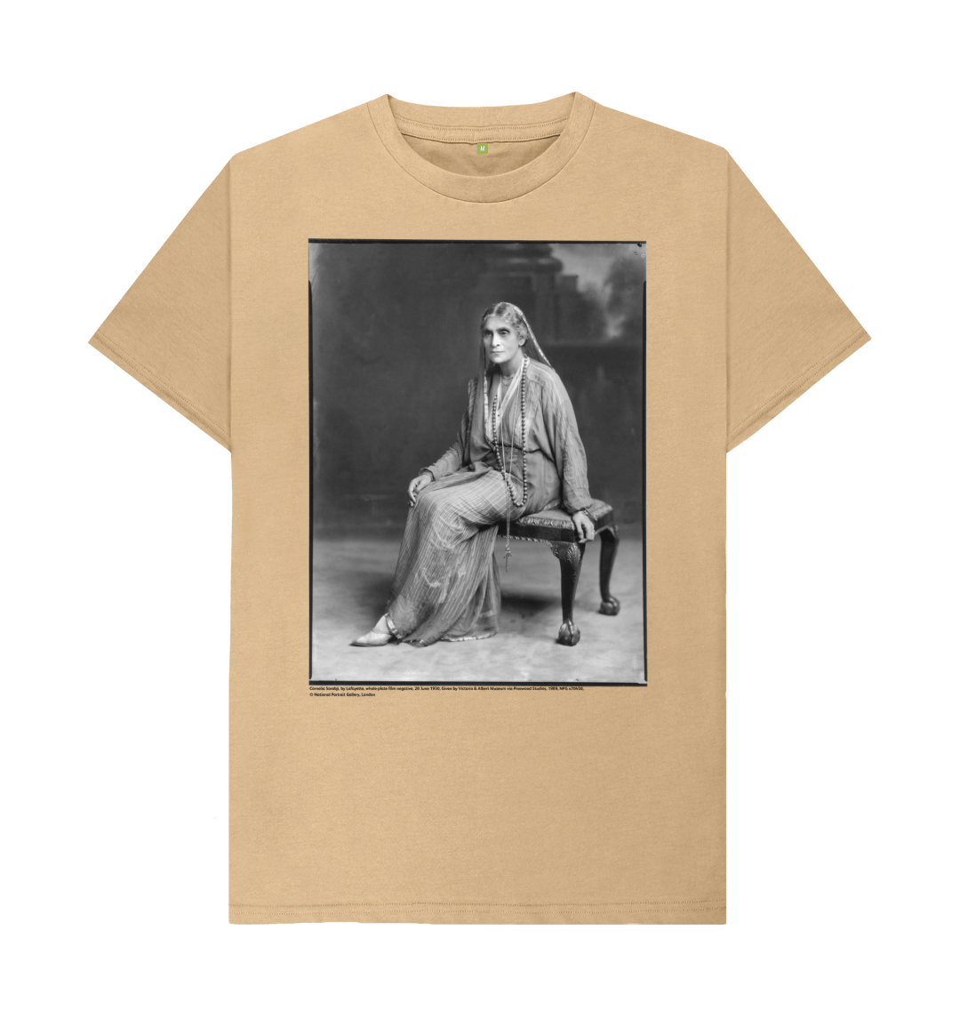 Sand printed t shirt front