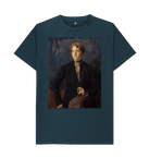 Denim Blue Printed T-shirt Front