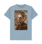 Stone Blue Printed T-shirt Front