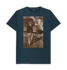 Denim Blue Printed T-shirt Front