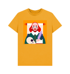 Mustard Printed T-shirt Front
