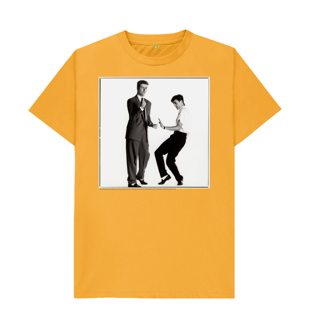 Mustard printed t shirt front