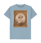 Stone Blue Printed T-shirt Front